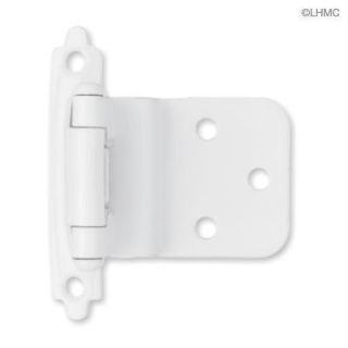 White Cabinet Hinges Self Closing 3 8 Offset Value Pack 20 PC Liberty