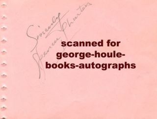 Spencer Charters Autograph 1939 Lincoln Jesse James