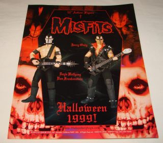 1999 Misfits Action Figures Ad Page Jerry Only Doyle