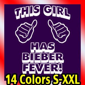 This Girl Justin Bieber Fever T Shirt New Concert Tee