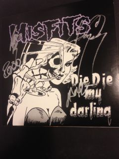 The Misfits Die Die My Darling Signed Autograph LP Record Complete x4
