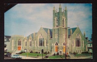 1960s Old Cars First Methodist Church Ocean City NJ PC