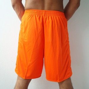 Kappa Mens Football Soccer Jersey Shorts Orange M L XL