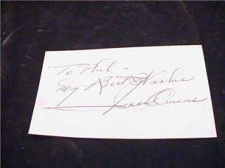 RARE Jesse Owens Autograph Signature Guaranteed Authentic