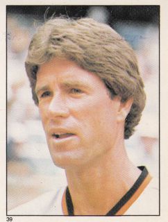 1981 Topps Stickers Baseball Jim Palmer 39