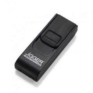 Jigger USB Rechargeable Battery Cigarette Lighter Black