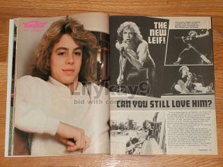 Teen Beat Jimmy McNichol Andy Gibb SHIRTLESS Tom Petersson Leif