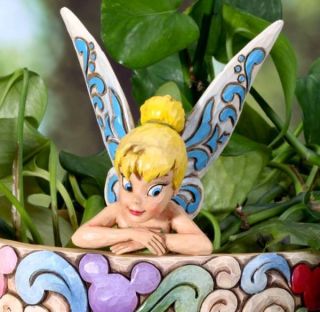 Jim Shore Disney Tinker Bell Small Planter Stake Cachepot Character