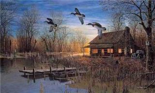 Jim Hansel Passing Thorugh Duck Cabin Print 33 x 17