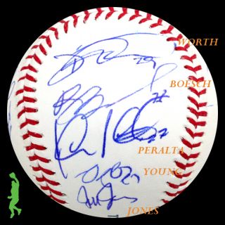 2012 Detroit Tigers Team Signed Auto Baseball Ball Prince Fielder