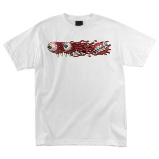 Santa Cruz Jim Phillips Eyepod Skateboard Shirt Wht XL