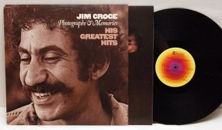 Jim Croce Photographs and Memories His Greatest Hit LP Album ABC
