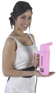 Jiffy Pink J0901 Esteam Handheld Garment Travel Steamer