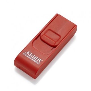 Red JIGGER USB Electronic Rechargeable Battery Cigarette Lighter