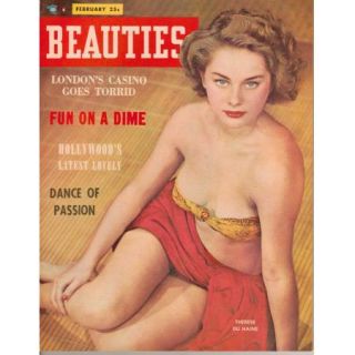Beauties Pinup Magazine Feb 1951 Irish MC Calla Gwen Caldwell EX Copy
