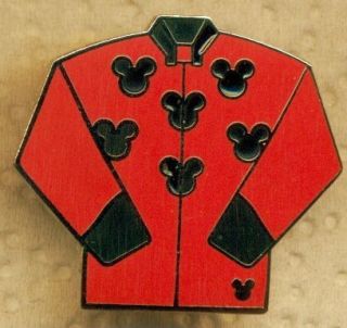 DISNEY 2010 Hidden Mickey jockey jacket Completer Pin Saratoga Springs