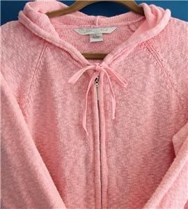 Jillian Nicole Petite Pink Cardigan Sweater Womens PL