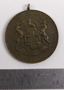  Bay Company HBC Medallion   Fort St James / George Simpson, 1828 1928