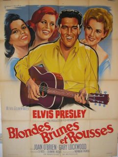 It Happened at The Worlds Fair 1963 Elvis Presley 47x63 Wonderfull