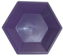 Jobe Hex Gold Pan 15 Durable Plastic Smart Pan Design Purple