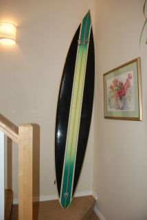 Beautiful Vintage PAT TAYLOR 9 Gun Longboard Surfboard Collectible 3 1