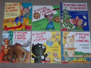 Lot 6 Laura Numeroff If You Give A Cat A Cupcake Picture Books Ages 3