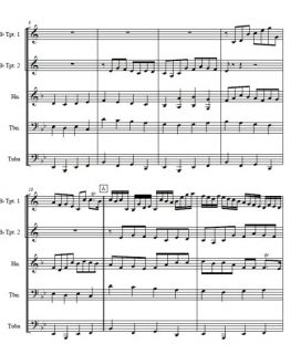 Canon in D Major Johann Pachelbel for Brass Quintet