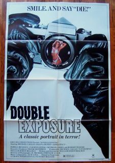 Double Exposure Joanna Pettet Horror 1982 Movie Poster