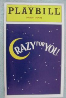 crazy for you staring harry groener and jodi benson playbill and
