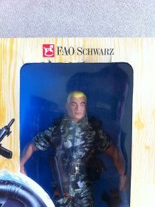 Gi Joe FAO Schwarz Exclusive Navy Seal Blonde New in Box