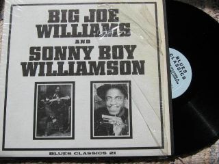 Big Joe Williams Sonny Boy Williamson LP Blues Shrink