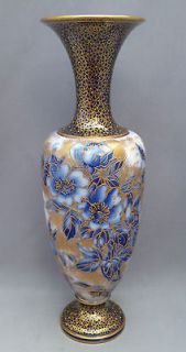  doulton lambeth burslem bailey banks biddle philadelphia floral vase