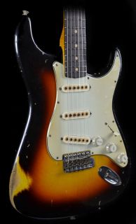 Fender John Cruz Masterbuilt 1960 Stratocaster Relic 3 Tone Sunburst