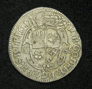 1685, Wurzburg (Bishopric), Johann Gottfried II von Guttenberg. Silver