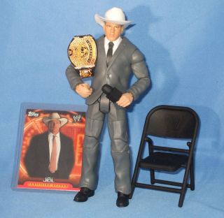 WWE JBL John Bradshaw Layfield Mattel Custom Elite Figure with Hat