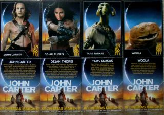 JOHN CARTER Disney LYNN COLLINS promo DEJAH THORIS cards card set