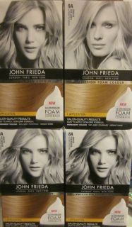 John Frieda Precision Foam 8A Sheer Medium Ash Blonde Hair Dye AND 9A