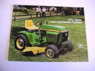 John Deere 100 200 300 400 Garden Tractor Attach Book