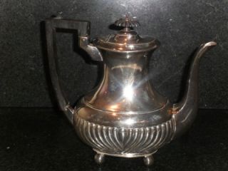 Art Nouveau Silver Plated Coffee Pot by John Clarke Sons 1897