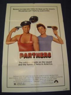 Partners 1982 Movie Poster Ryan O'Neal John Hurt  