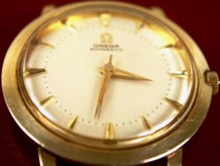 Vintage 1958 Omega Mens Watch Automatic 10K Gold Filled 6278 9 s n 16108587 4499  
