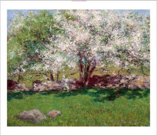John Leslier Breck "Apple Trees" Orchard Landscape  