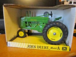 1 16 Scale Ertl John Deere Model A Tractor Original Box Beckman Fund Numbered  