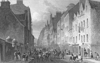 Scotland Edinburgh Good Set of 4 Antique Prints 1829  