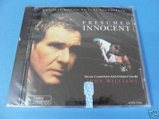 Presumed Innocent CD John Williams $2 99  