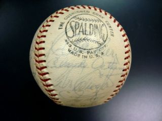 Carl Erskine's 1966 La Dodgers Team Signed Baseball Sandy Koufax Last Year  