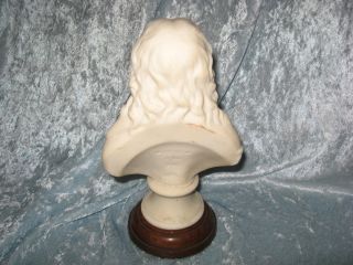 C1900 Parian Bust of John Milton on Stand  