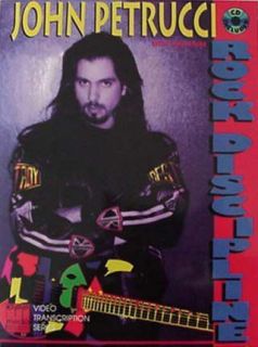 John Petrucci Rock Discipline Guitar Tab Book CD New  