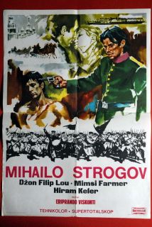Michael Strogoff Mimsy Farmer 1970 EXYU Movie Poster  