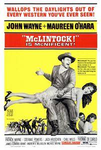 McLintock 27 x 40 Movie Poster John Wayne OHara A  